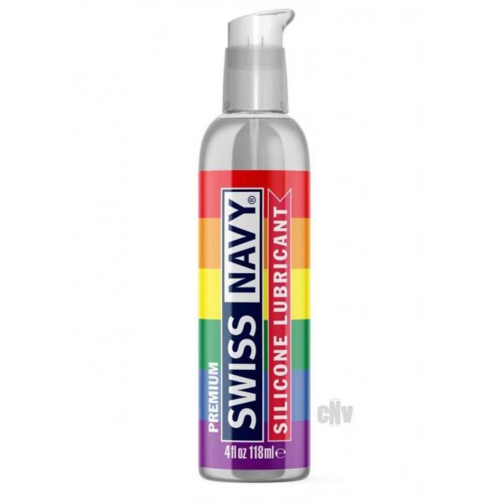 Swiss Navy Silicone Lube 4oz Pride Ed - Md Science Lab Llc