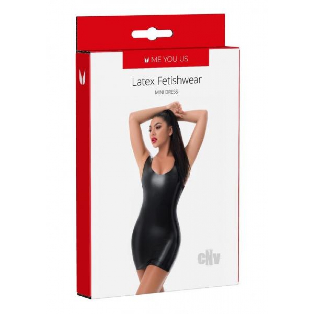 Myu Latex Mini Dress Sm Black - Abs Holdings