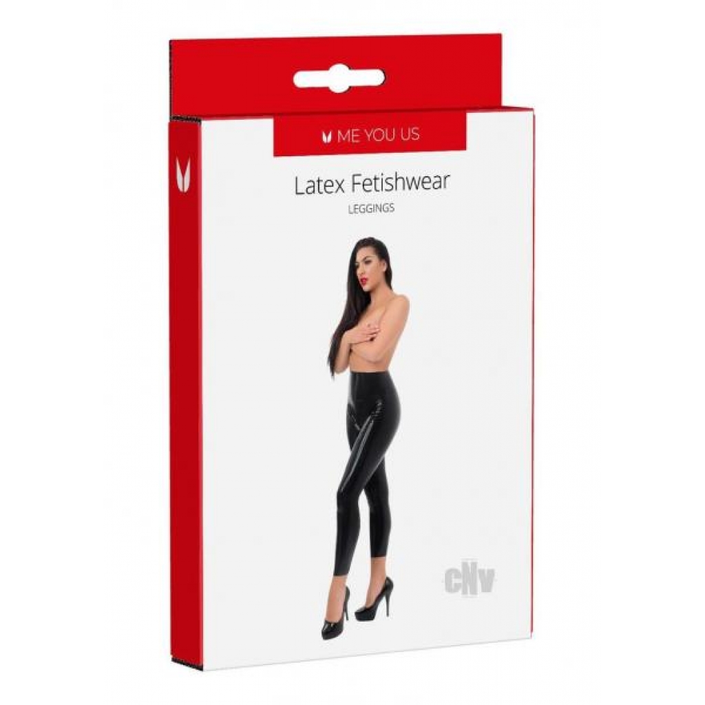 Myu Latex Leggings - Large Black