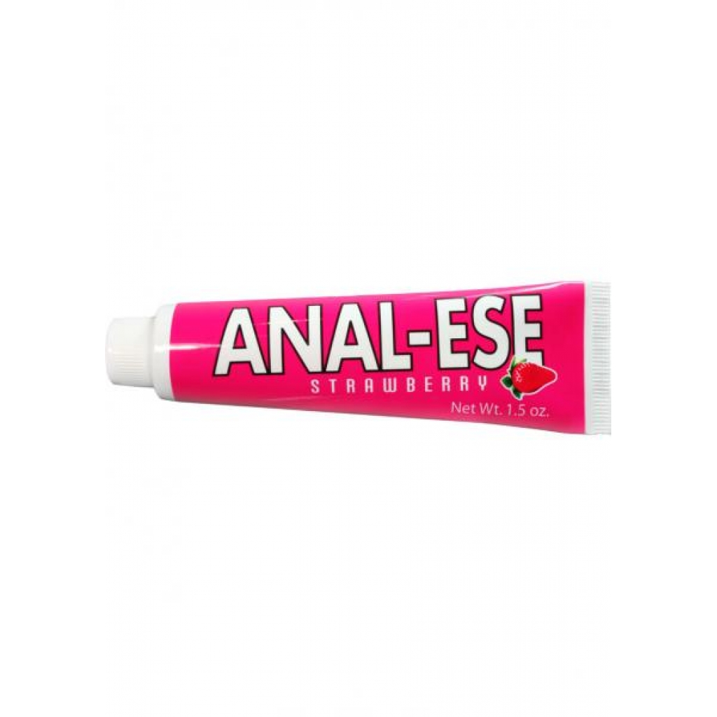 Anal Ese Anal Lubricant Strawberry 1.5oz - Nasstoys