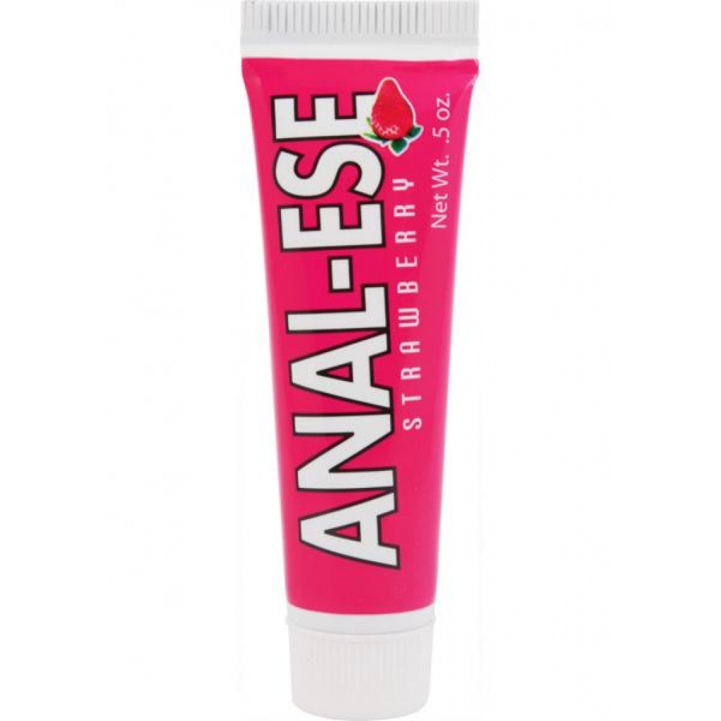 Anal-Ese Flavored Desensitizing Anal Gel - Strawberry .5oz