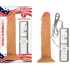 All American Whopper - Vibrating 7 inches Dildo - Beige