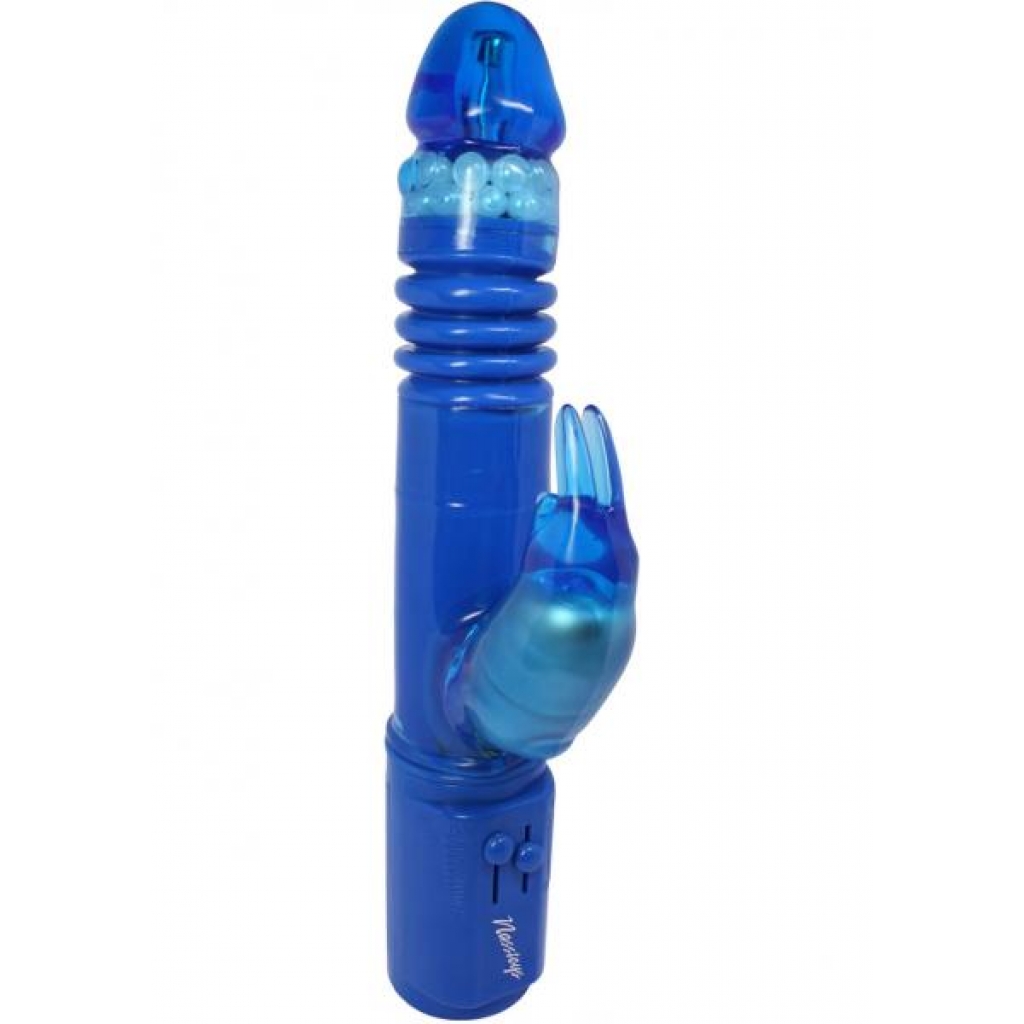 Deep Stroker Rabbit Vibe With Clit Stimulator  - Nasstoys