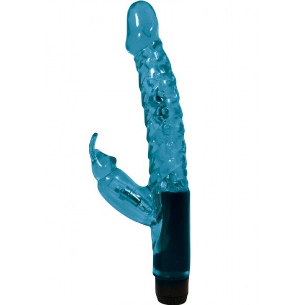 Jelly Mini Rabbit Vibro Wand - Blue