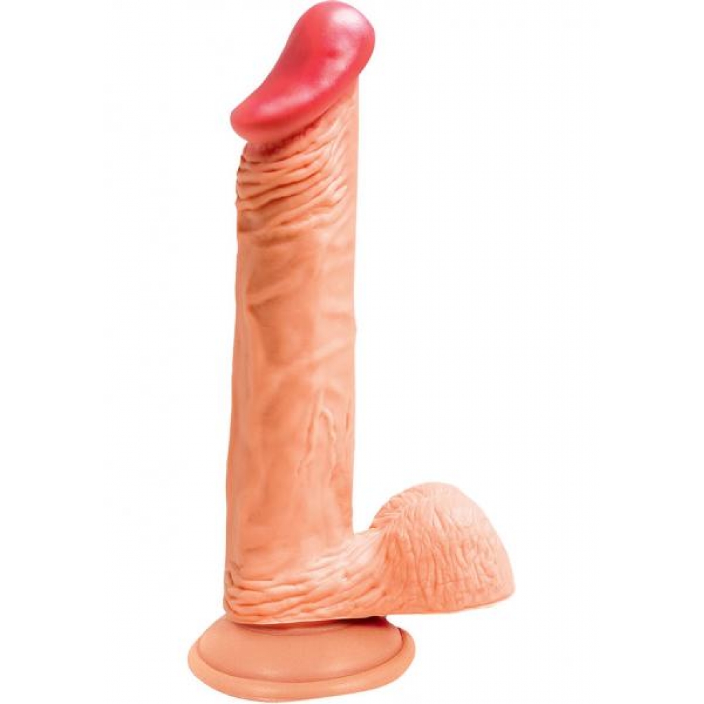 Lifelikes Vibrating Royal Knight Vibrator 8 Inch Flesh - Nasstoys