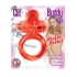 Clit Buddy 2 Rockin Rabbit Cock Ring Red - Nasstoys