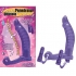 Double Penetrator Cockring With 2 Variable Speed Wireless Bullets Purple - Nasstoys