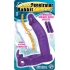 Double Penetrator Rabbit Cockring Vibrating Purple - Nasstoys