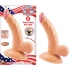 All American Mini Whoppers 5 inches Curved Dong Balls Beige - Nasstoys