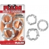 Beaded C Rings - Clear 3 Pack