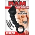 Ram Anal Trainer #3 Silicone Anal Beads 5.5 Inch - Black - Nasstoys