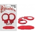 Metal Cuffs with Keys & Love Rope Red - Nasstoys