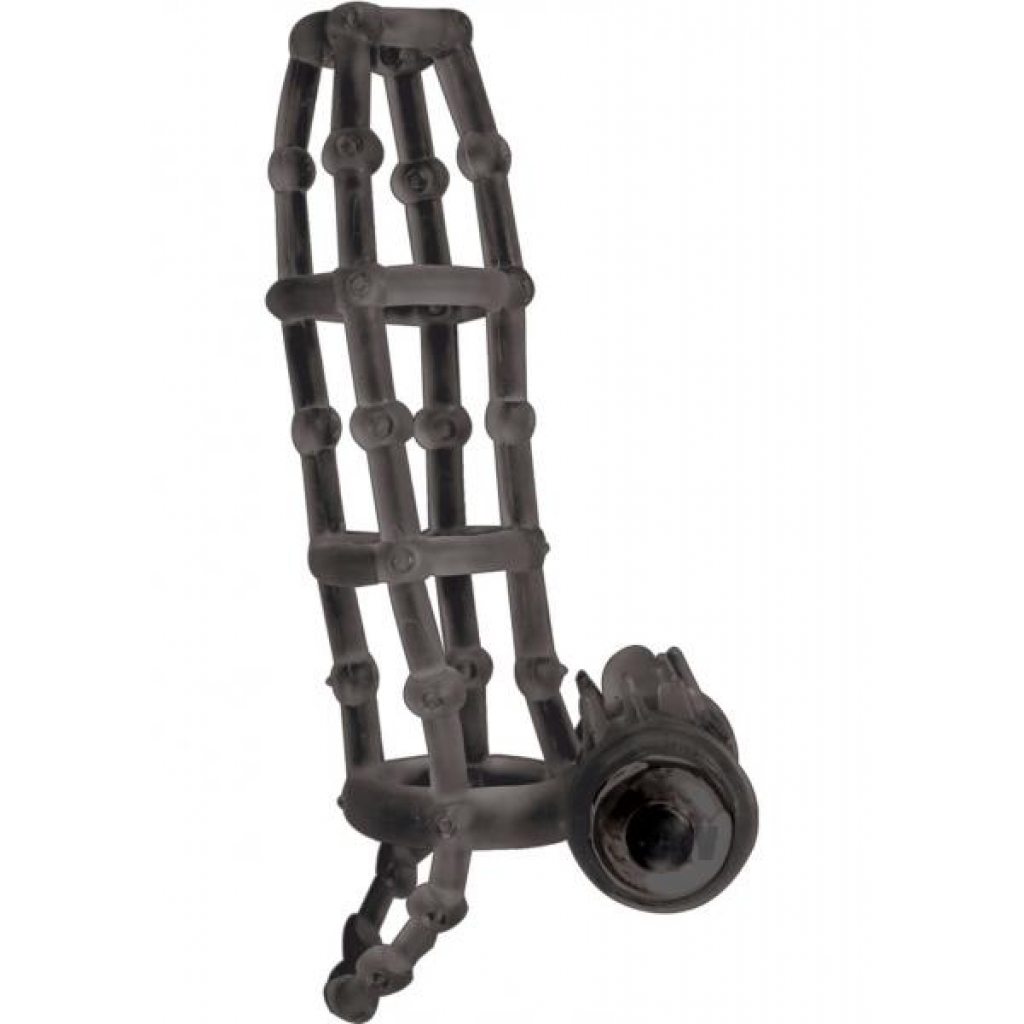 Macho Vibrating Cockcage Black - Nasstoys