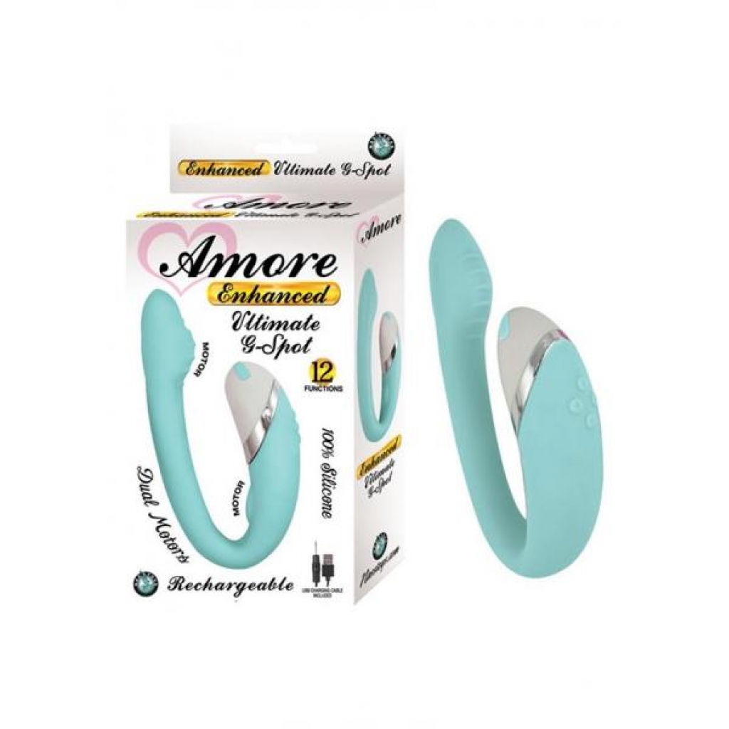 Amore Enhanced Ultimate G-Spot Aqua Blue Vibrator