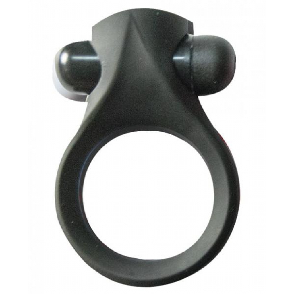 Maxx Gear Teaser Ring - Black Vibrating Cockring