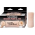 Natural Realskin Pussy & Ass Beige Stroker - Nasstoys