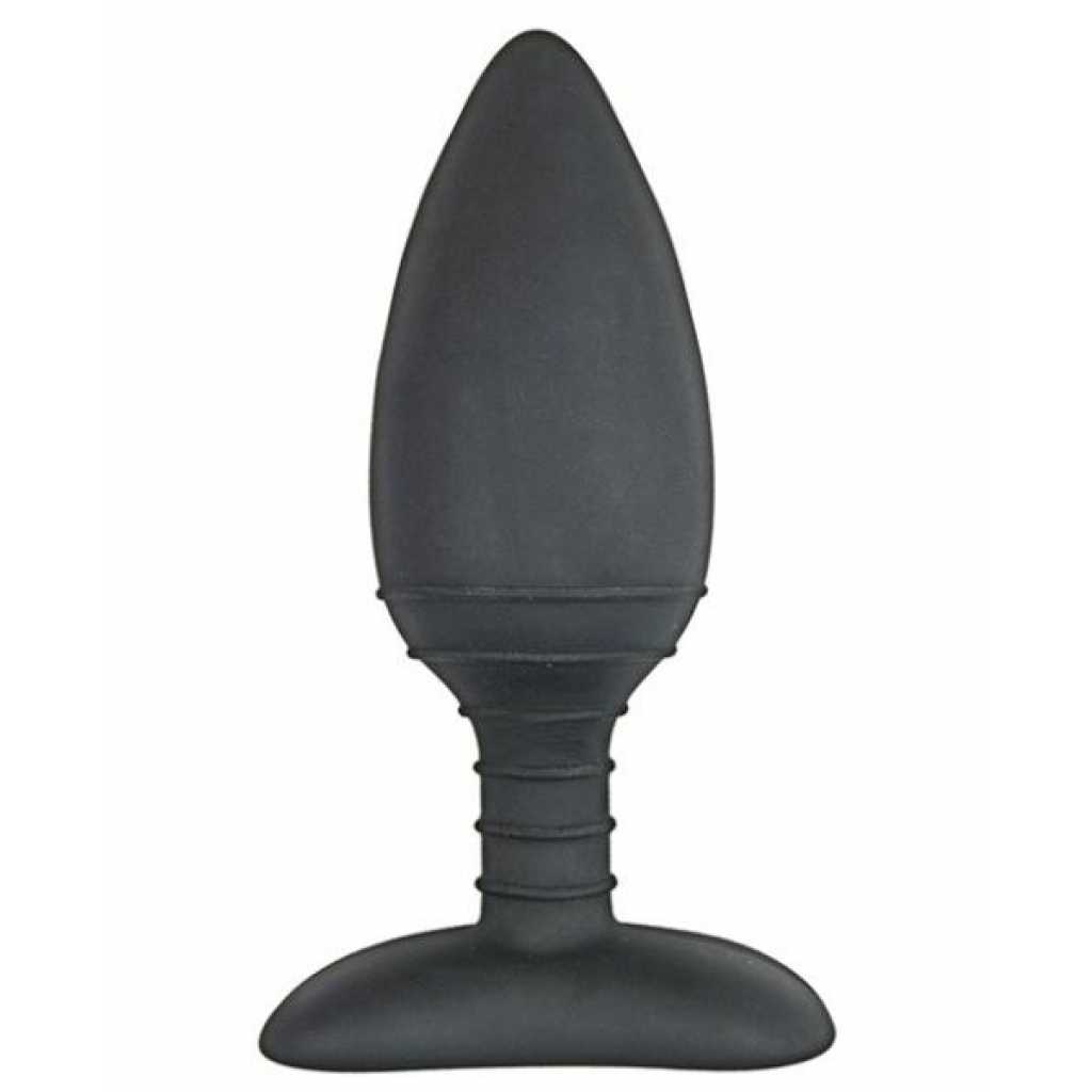 Commander Beginner Vibe Hot Butt Plug Black - Nasstoys