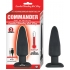 Commander Beginner Vibe Hot Butt Plug Black - Nasstoys