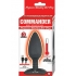 Commander Beginner Vibe Hot Butt Plug Black - Nasstoys