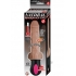 Natural Realskin Hot Cock 2 Brown Vibrating Dildo - Nasstoys