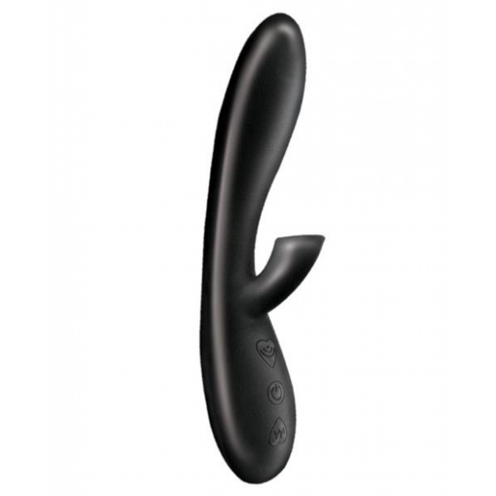 Infinitt Suction Massager One Black Rabbit Vibrator - Nasstoys