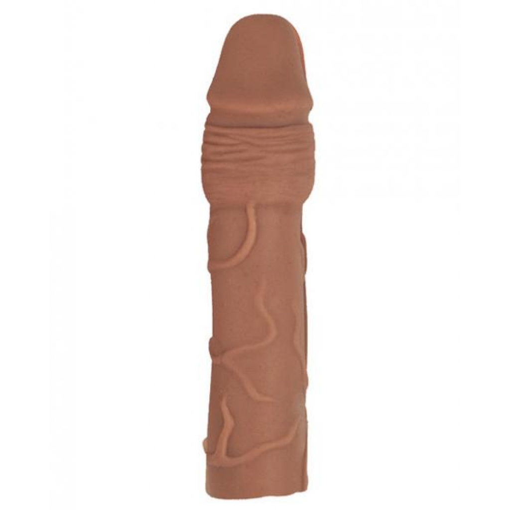 Natural Realskin Penis Xtender with Vibrating Tip