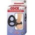 My Cockring Cock & Scrotum Double Ring Black - Nasstoys