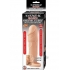 Natural Realskin Vibrating Xtender Scrotum Ring - Beige