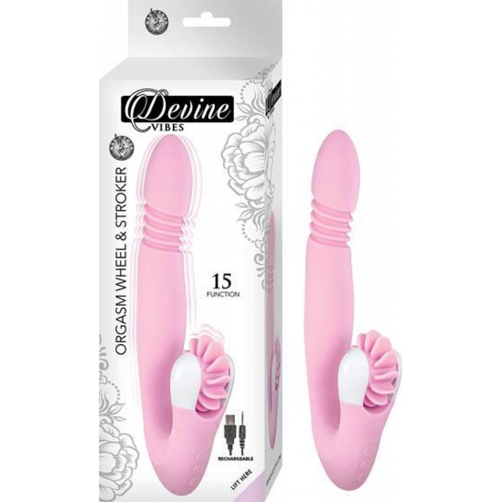 Devine Vibes Orgasm Wheel & Stroker - Pink