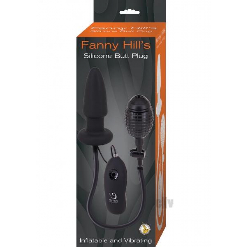 Fanny Hills Silicone Butt Plug Black - Novelties By Nass-walk Inc