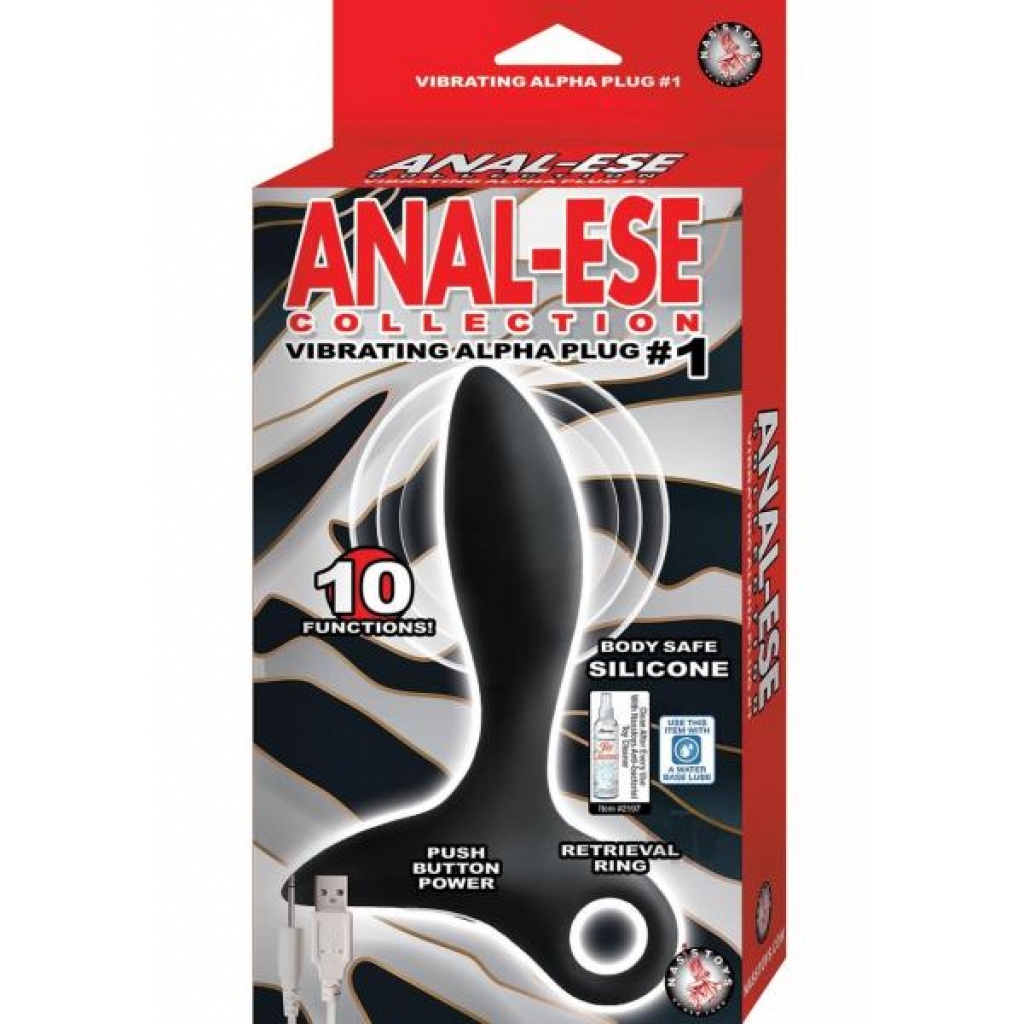 Anal-ese Coll Vibe Alpha Plug 1 - Black