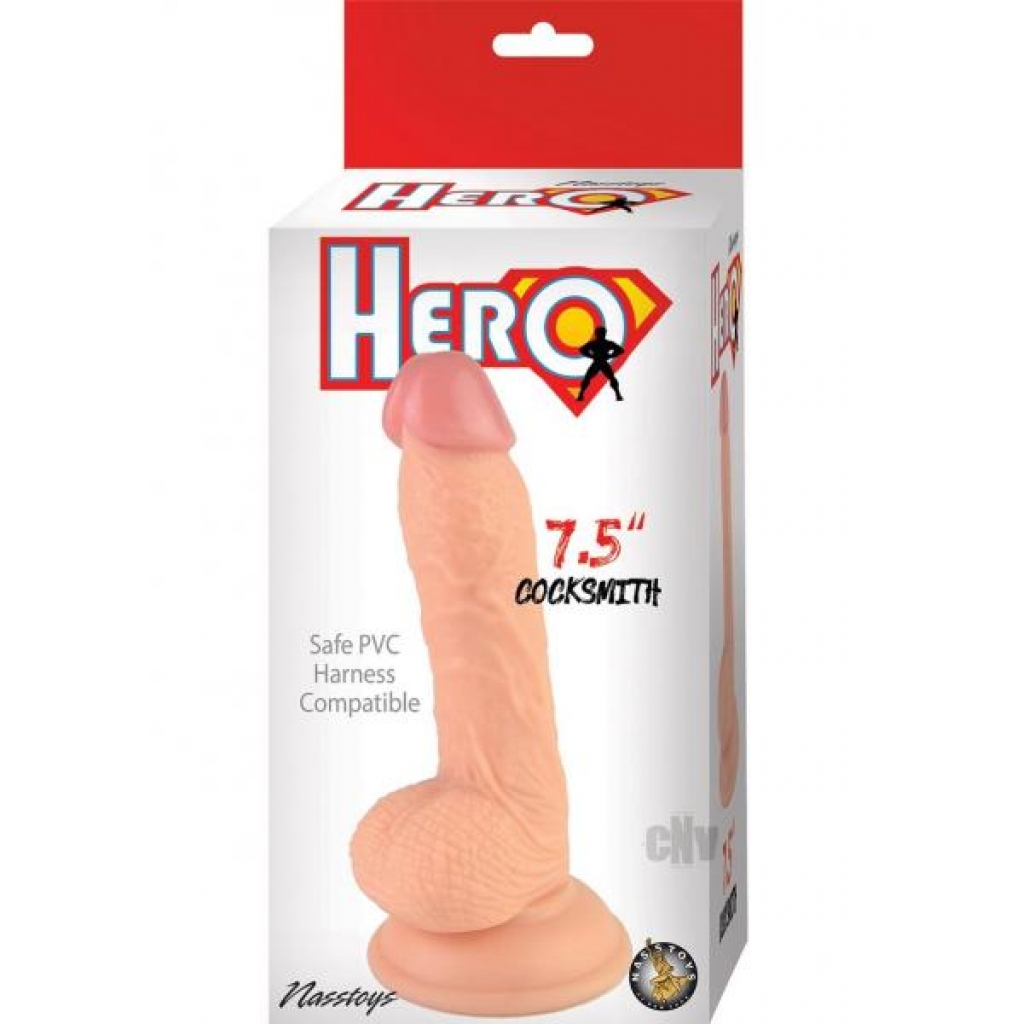 Hero Cocksmith 7.5 Inch Vanilla Dildo