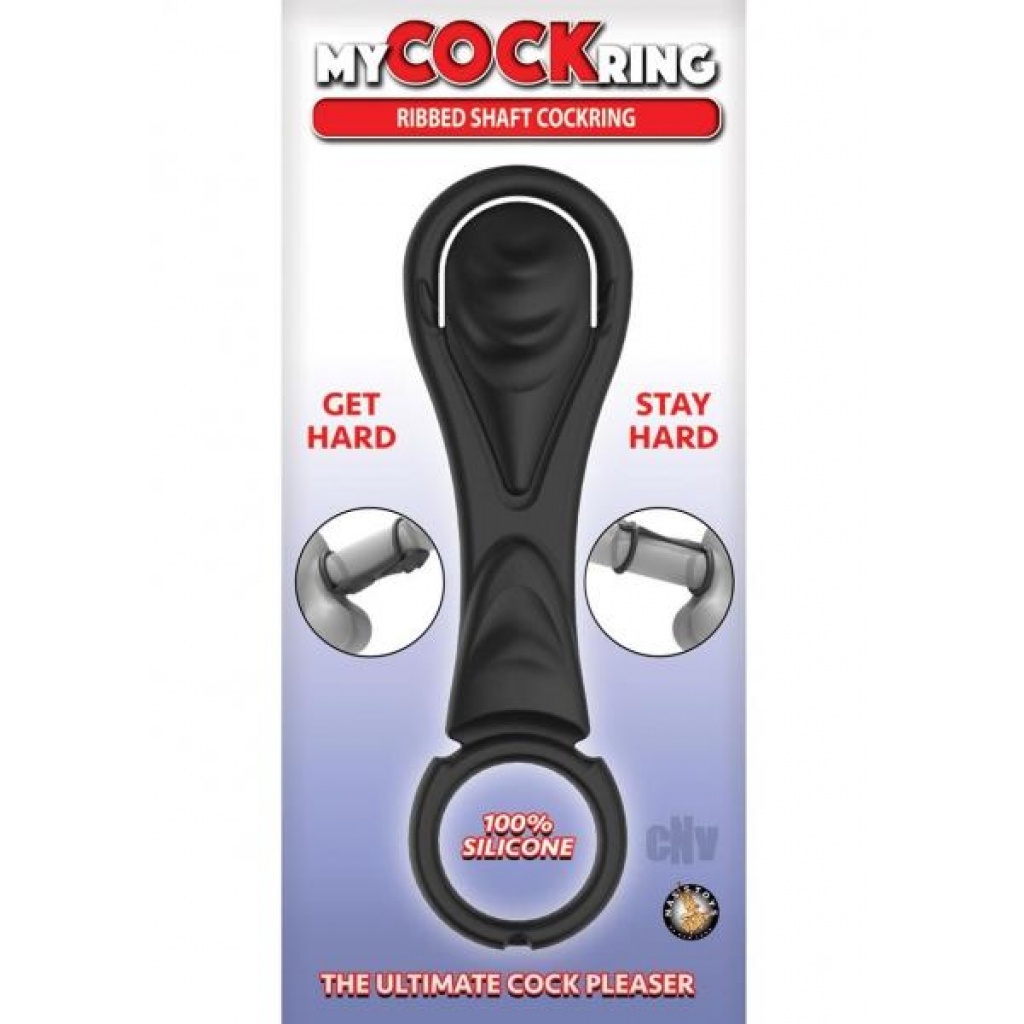 My Cockring: Textured Silicone Cock and Ball Ring