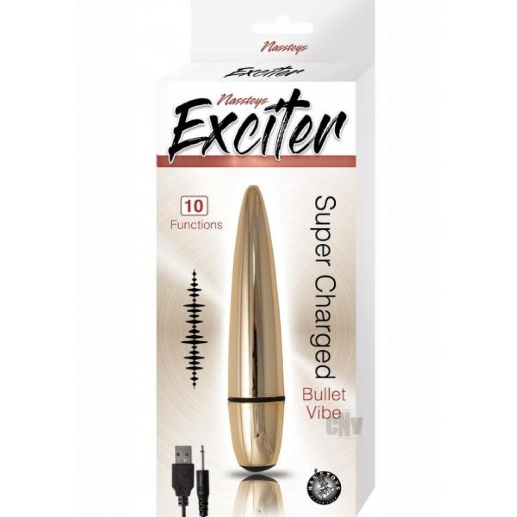 Exciter Bullet Vibe Gold - Novelties By Nass-walk Inc