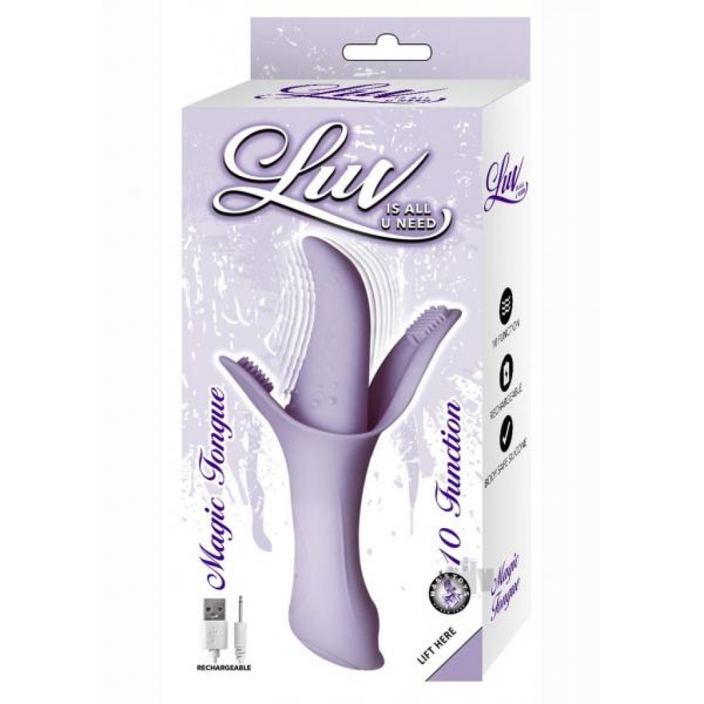 Luv Magic Tongue Lavender - Novelties By Nass-walk Inc