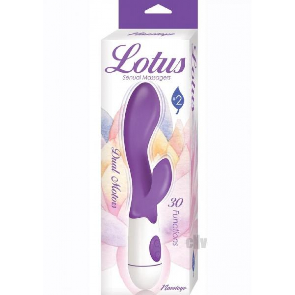 Lotus Sensual Massager 2 Purple - Novelties By Nass-walk Inc