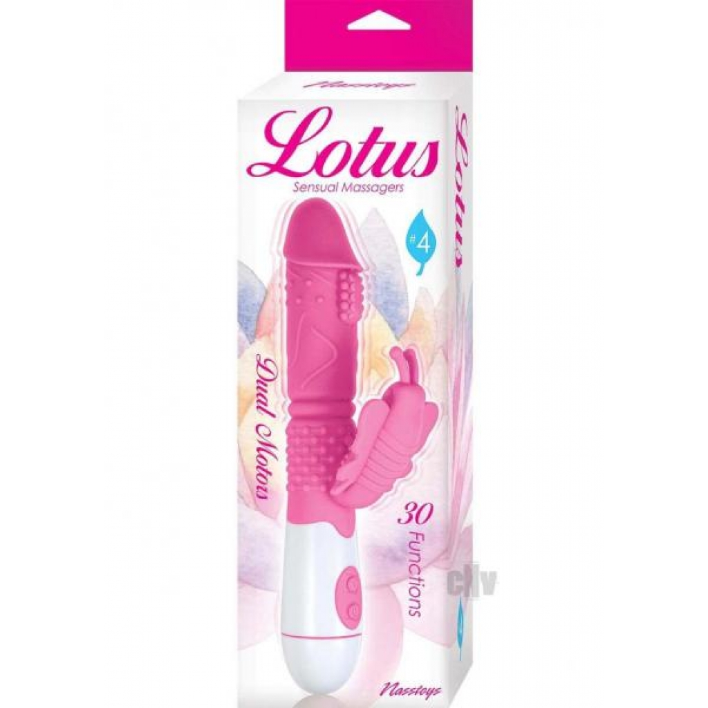 Lotus Sensual Massager 4 Pink - Novelties By Nass-walk Inc