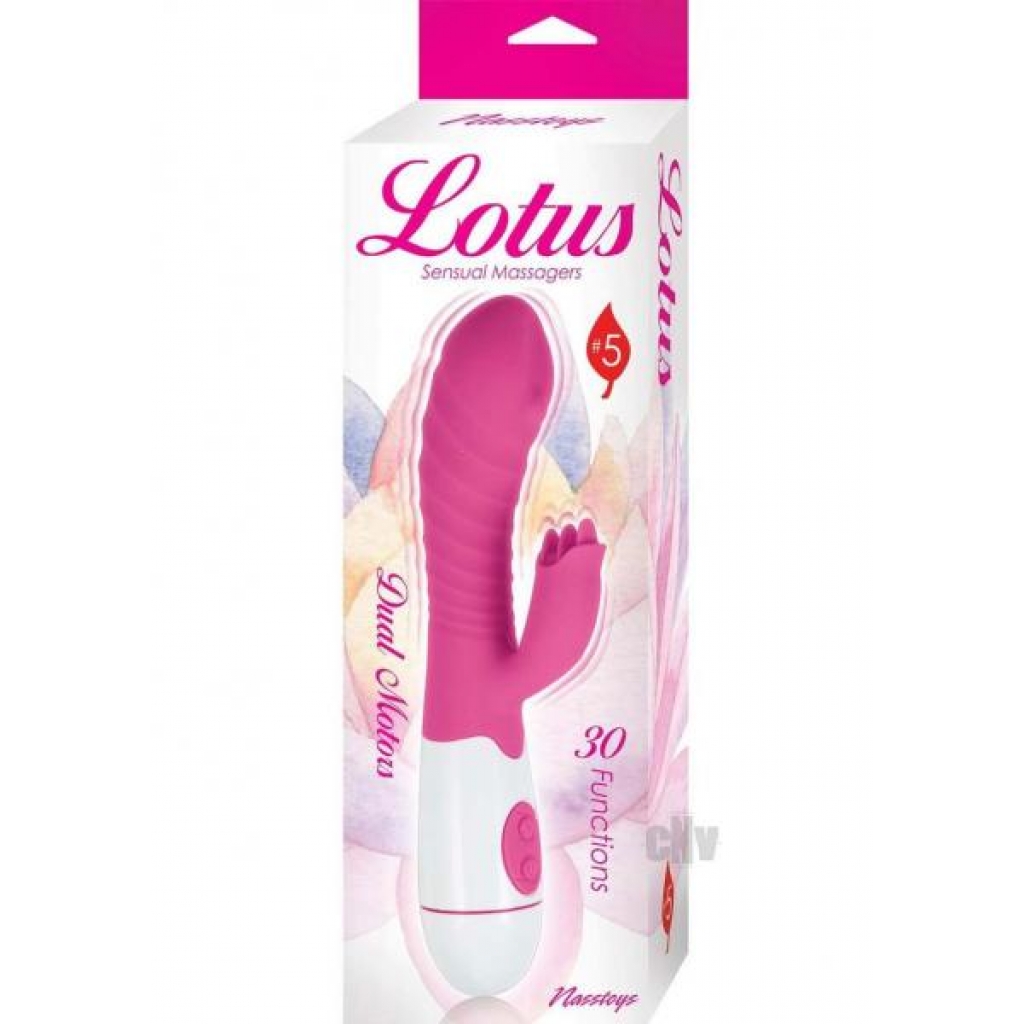 Lotus Sensual Massager 5 Pink - Novelties By Nass-walk Inc