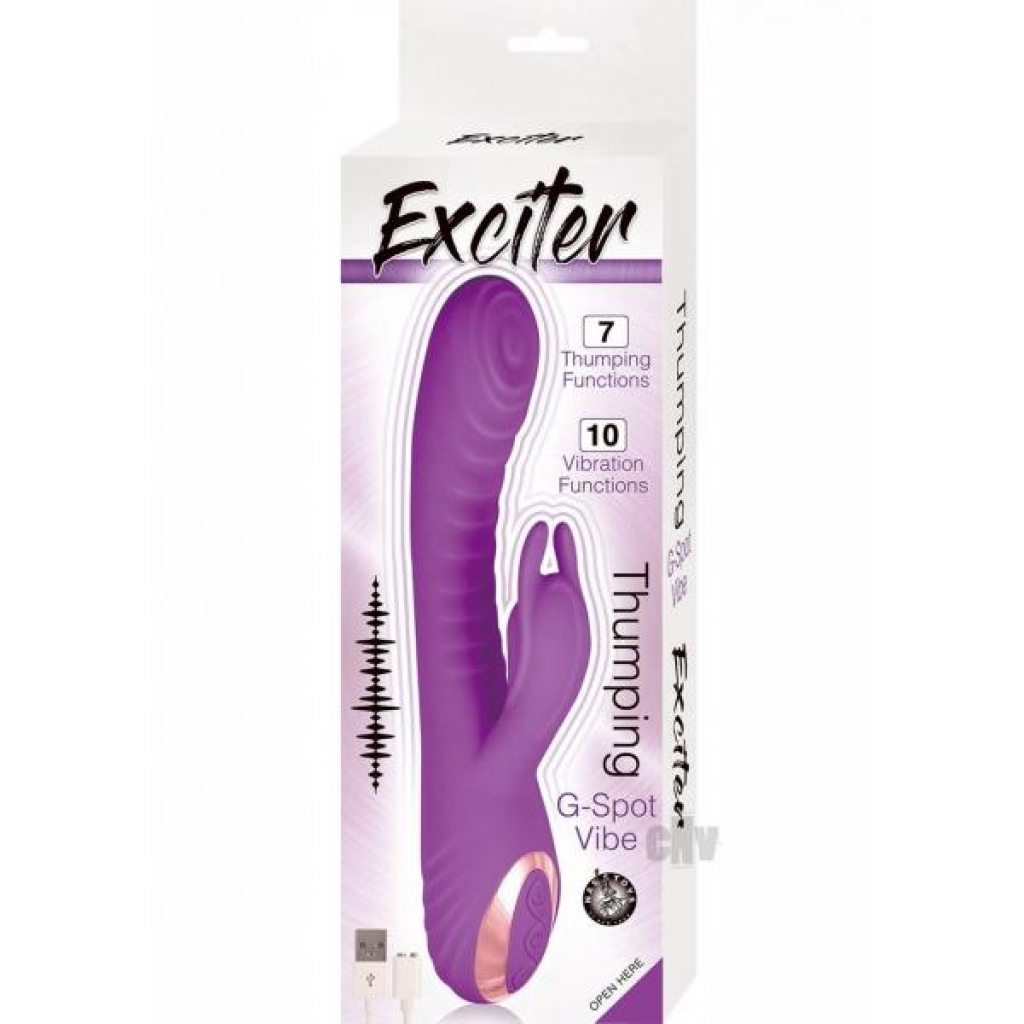 Exciter Thumping Gspot Vibe Purple - Novelties By Nass-walk Inc