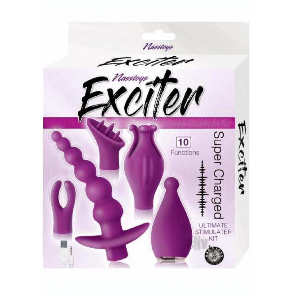 Exciter Ultimate Stim Kit Purple - Novelties By Nass-walk Inc