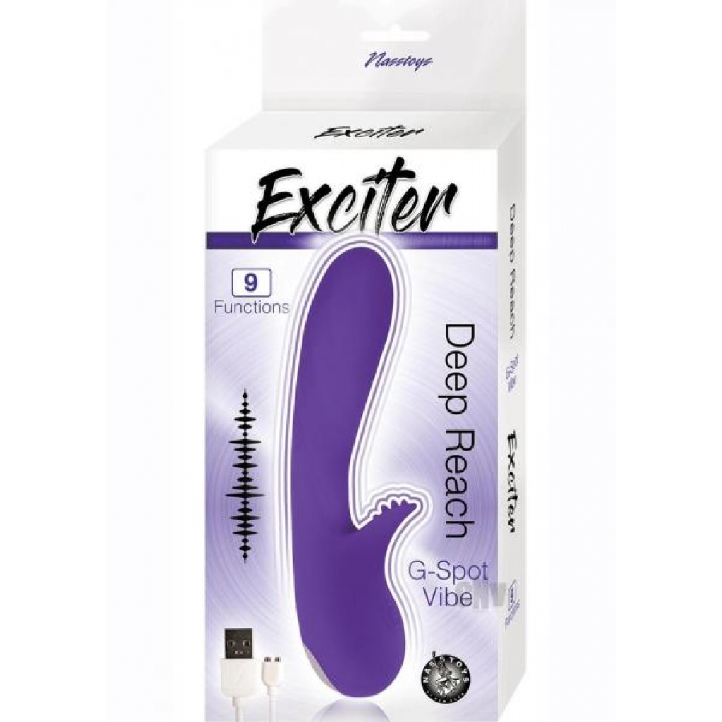 Exciter Deep Reach Gspot Vibe Purple - Novelties By Nass-walk Inc