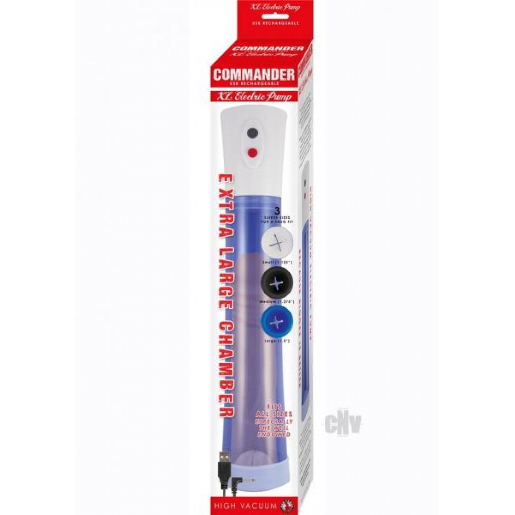 Commander XL Electric Pump Blue