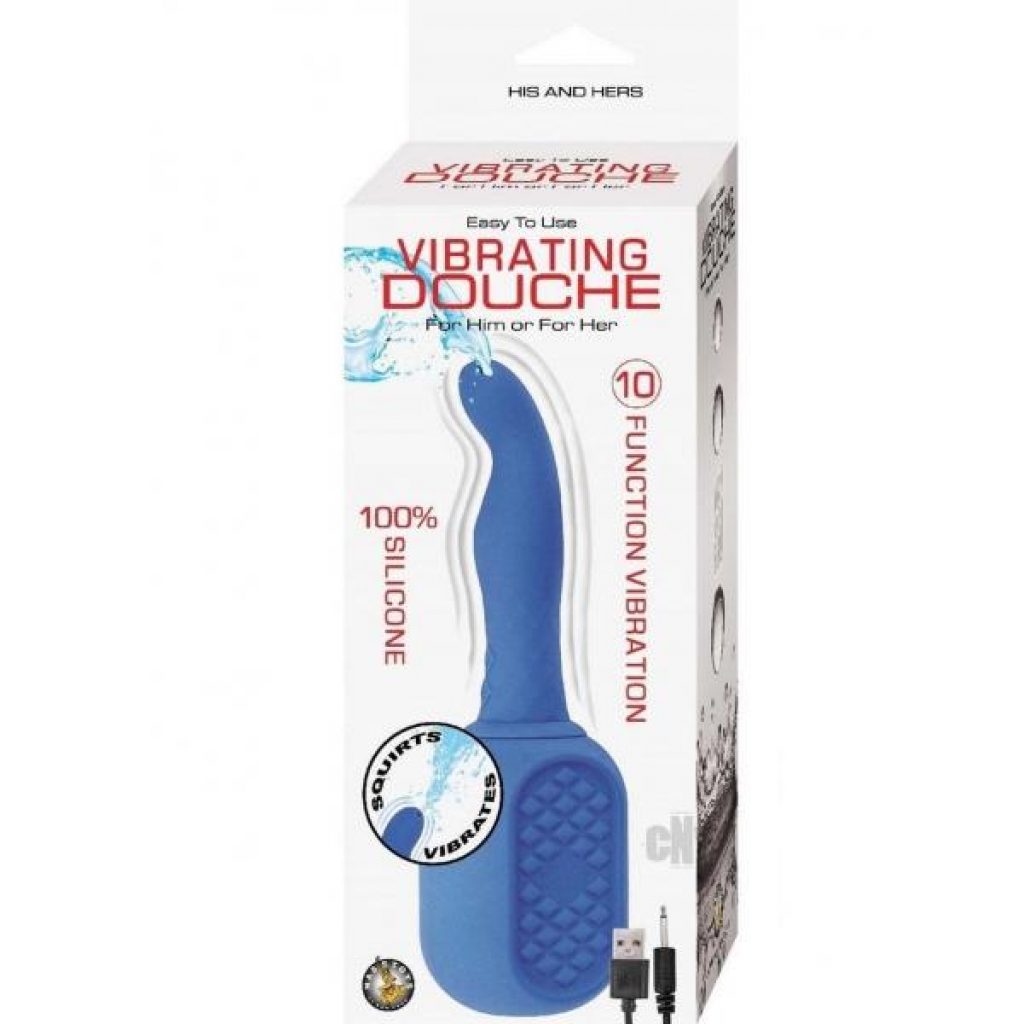 Vibrating Douche Blue - Novelties By Nass-walk Inc