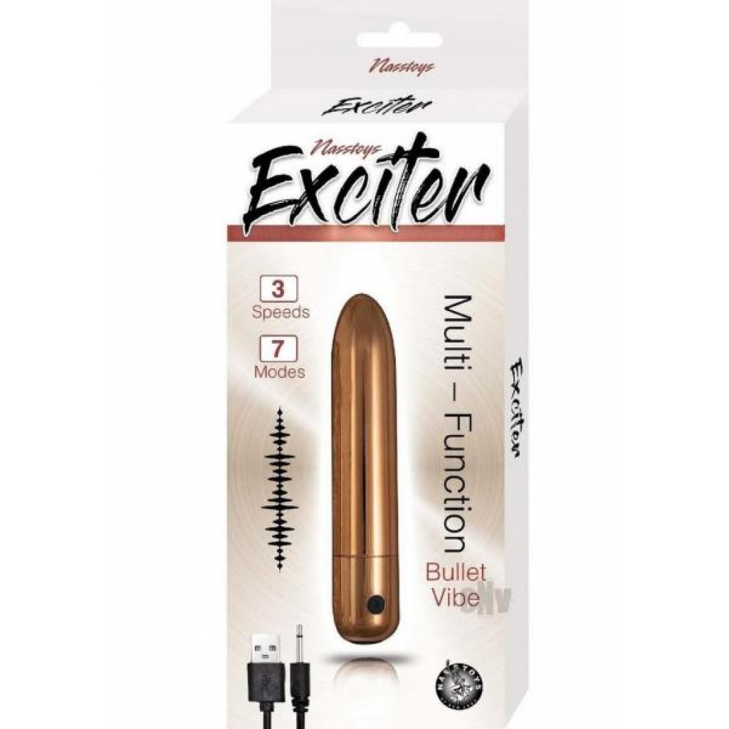 Exciter Multi Function Bullet Copper - Novelties By Nass-walk Inc