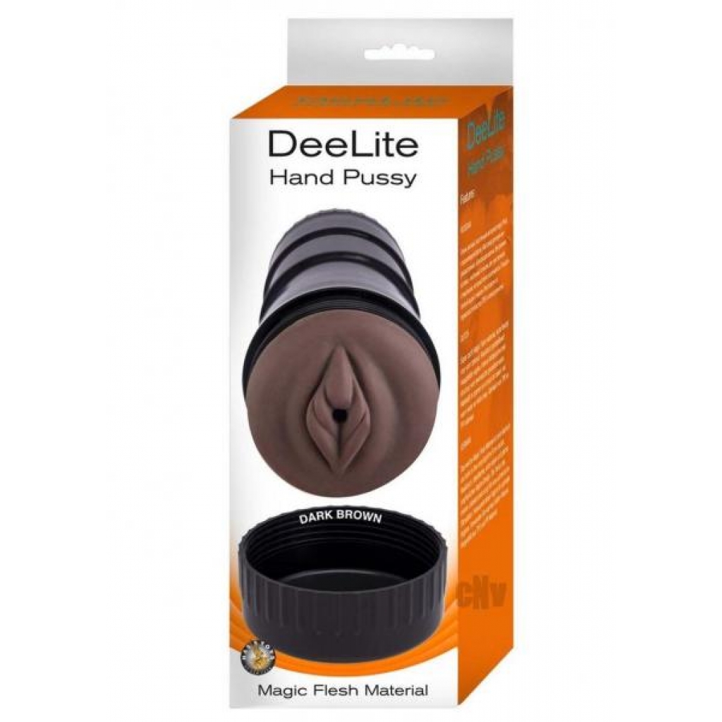 Dee Lite Handheld Stroker - Dark Brown