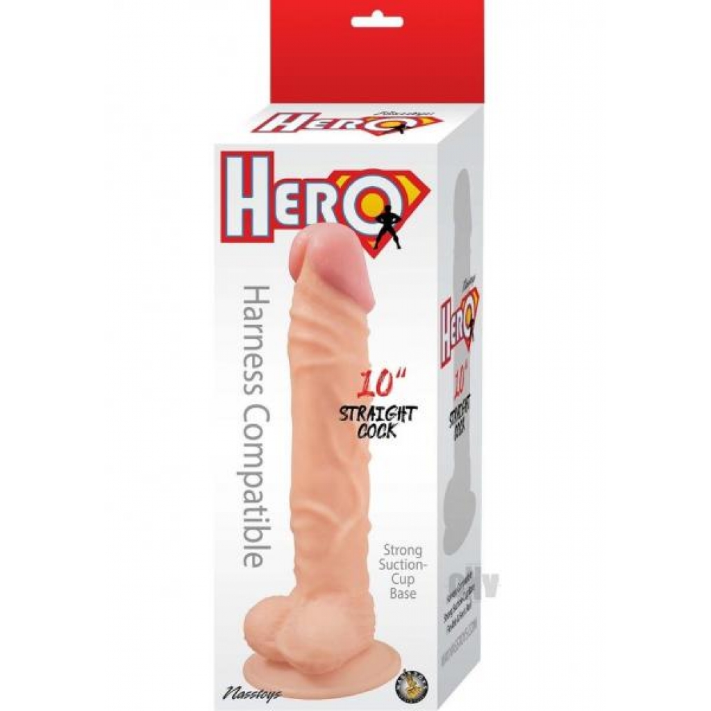 Hero Straight Cock 10 - White