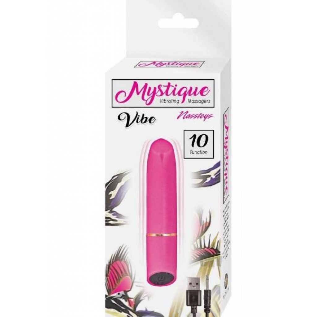 Mystique Vibrating Massager Pink - Novelties By Nass-walk Inc