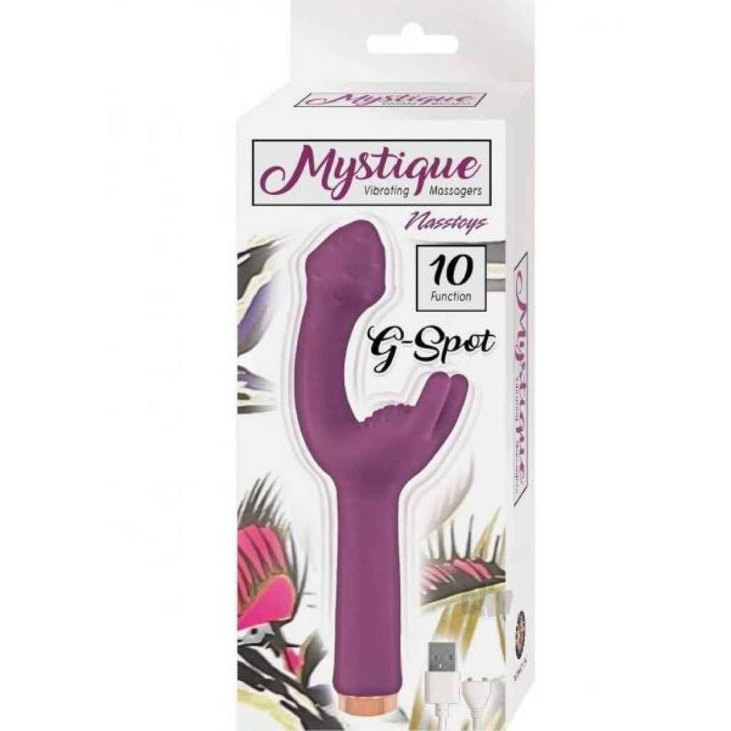 Mystique Vibe Massagers Gspot Eggplant - Novelties By Nass-walk Inc