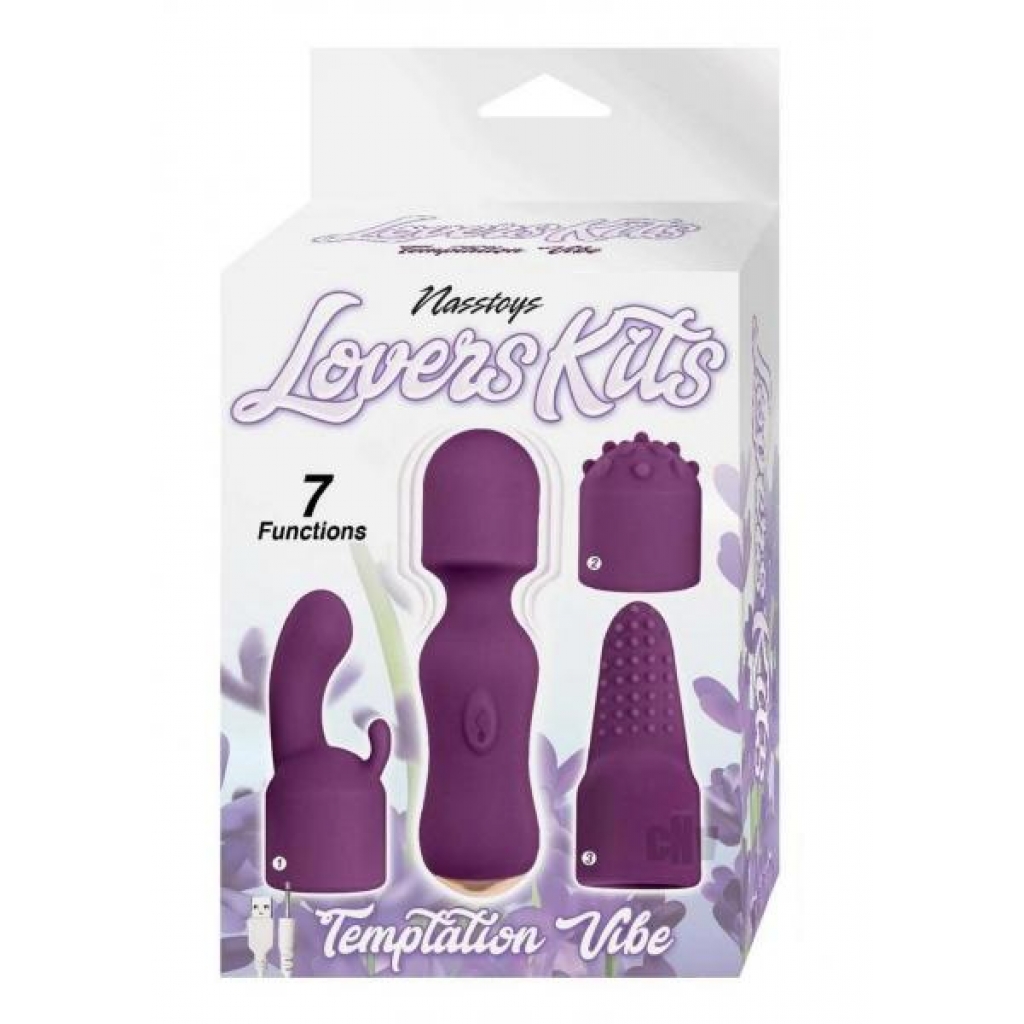 Lovers Kits Temptation Vibe Eggplant - Novelties By Nass-walk Inc