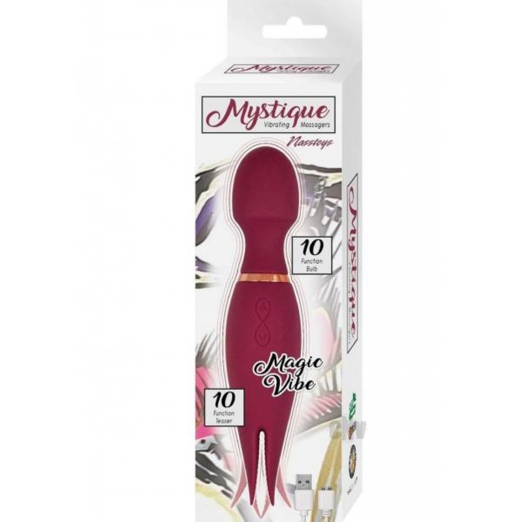 Mystique Vibe Massager Magic Wand Eggpla - Novelties By Nass-walk Inc